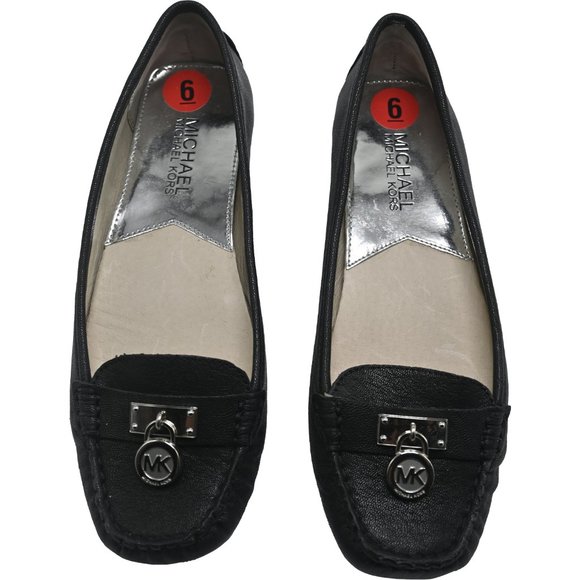 Michael Kors Women's HAMILTON MK Padlock Loafer size:6 - Picture 1 of 5